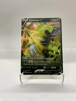 Tyranitar V Gold Metal Pokemon Card-Collectible Gift Display！Christmas aa - Image 3