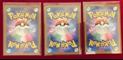 Pokemon TCG 3 Card Lot of AR FULL ART HOLO Japanese Pokemon Cards M/NM - Image 2
