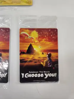SEALED!!! Ash's Pikachu I Choose You Movie Promo Set (7 Cards) SM108-114 - Image 2