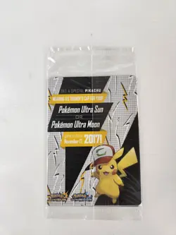 SEALED!!! Ash's Pikachu I Choose You Movie Promo Set (7 Cards) SM108-114 - Image 5
