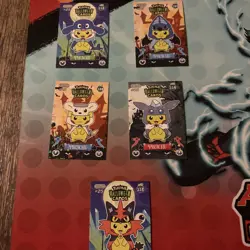 5 Card Holo Poncho Pikachus - Image 1