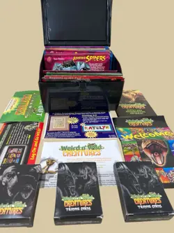 468+ WEIRD N WILD CREATURES CARDS 220+ TRADING CARDS & 248 BIG CARDS w/ Case WOW - Image 4
