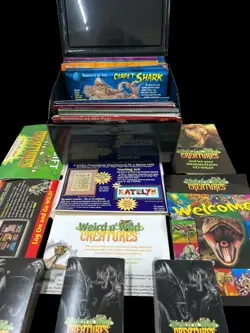 468+ WEIRD N WILD CREATURES CARDS 220+ TRADING CARDS & 248 BIG CARDS w/ Case WOW - Image 5