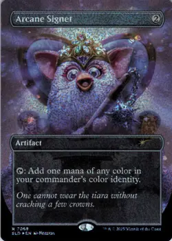 Arcane Signet(Confetti Foil) - Secret Lair Furby - 7068 - NM Foil - Image 2