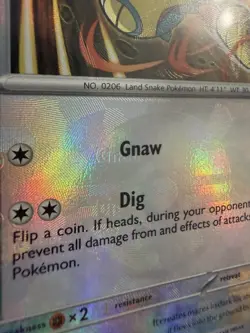 ✨RARE Texture Shift ERROR Pokemon Card Dunsparce Pokeball Prismatic Evolutions✨ - Image 2