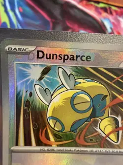 ✨RARE Texture Shift ERROR Pokemon Card Dunsparce Pokeball Prismatic Evolutions✨ - Image 3