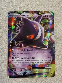 Gengar EX 34/119 XY - Phantom Forces Holo Pokemon Near Mint - Image 1