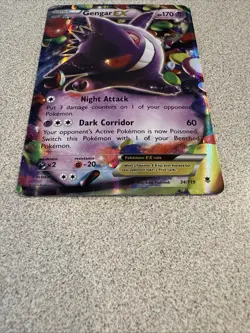 Gengar EX 34/119 XY - Phantom Forces Holo Pokemon Near Mint - Image 2