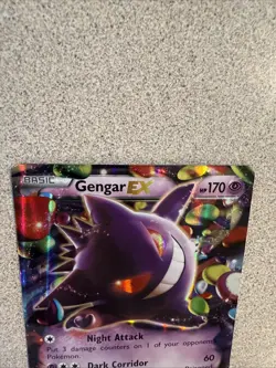 Gengar EX 34/119 XY - Phantom Forces Holo Pokemon Near Mint - Image 3