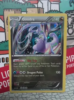 Goodra 77/119 Phantom Forces Holo Pokemon Card - Image 1