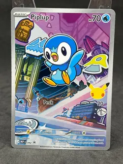 Pokemon TCG First Partner Illustration Collection Cards Turtwig Piplup Chimchar - Image 3