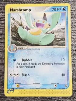 Pokemon Card Marshtomp 40/109 common EX Ruby And Sapphire LP - Image 1