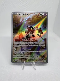 Pokemon Scarlet & Violet 151 Mr. Mime 179/165 Illustration Rare Full Art - Image 1
