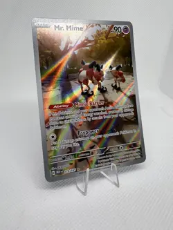 Pokemon Scarlet & Violet 151 Mr. Mime 179/165 Illustration Rare Full Art - Image 2
