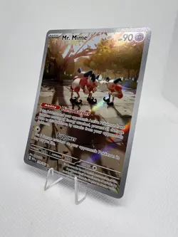 Pokemon Scarlet & Violet 151 Mr. Mime 179/165 Illustration Rare Full Art - Image 3