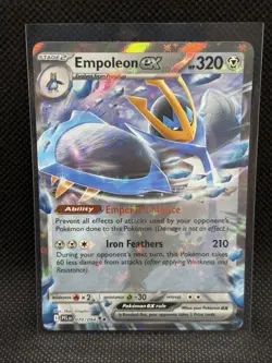 Pokemon TCG EMPOLEON EX 070/094 ME02: Phantasmal Flames Double Rare - Image 1