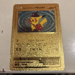 Pokemon Special Delivery Pikachu Gold Metal SWSH074 Basic 60 HP - Image 1