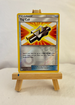 Tag Call 206/236 Cosmic Eclipse 2019 Reverse Holo Uncommon LP Pokemon TCG - Image 1