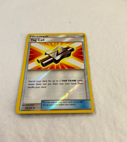 Tag Call 206/236 Cosmic Eclipse 2019 Reverse Holo Uncommon LP Pokemon TCG - Image 3