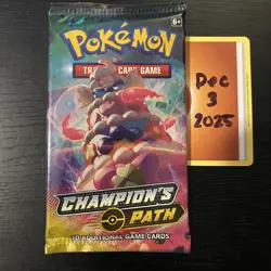 POKEMON CHAMPIONS PATH - 4x Booster Packs - Art Set - Factory Sealed - TCG - Image 5
