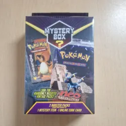 Pokemon Walmart Mystery Hanger Box -Vintage Packs Seeded 1:4! -Factory Sealed! 728192527791 - Image 1