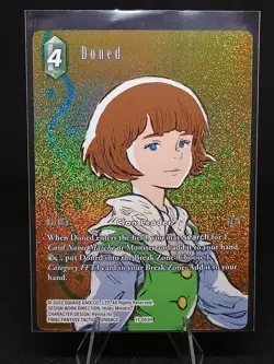Final Fantasy TCG Doned Opus XI 11-053H Full Art Hero - NM - Image 1