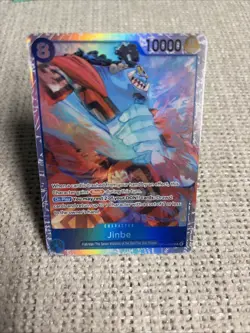 One Piece -#OP14-049- Jinbe - Super Rare -Foil - The Azure Seas Seven Card - Image 1