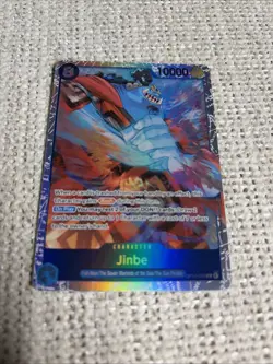 One Piece -#OP14-049- Jinbe - Super Rare -Foil - The Azure Seas Seven Card - Image 2