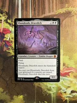 Ebondeath, Dracolich Adventures in the Forgotten Realms NM MTG - Image 1