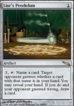 Liar's Pendulum ~ Lightly Played Mirrodin MTG Magic UltimateMTG Artifact Card - Image 1