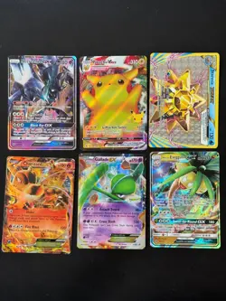 6x XY SM SWSH Lot GX EX BREAK Charizard Pikachu Holo Rare Pokemon Card - Image 1