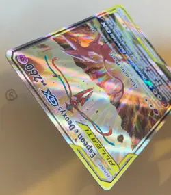 Pokemon Espeon e Deoxys GX SM240 Promo Black Star Full Art Ita - Image 4