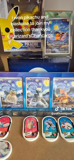 SALE! | Mewtwo with The Starry Night | Van Gogh Pokemon Cards | #4 | Read Desc. - Image 3