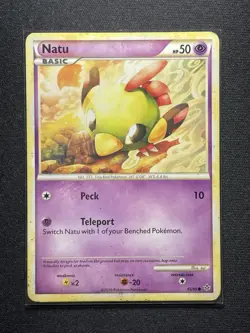Pokemon TCG Natu HSUnleashed 55/95 Non Holo Common - Image 1
