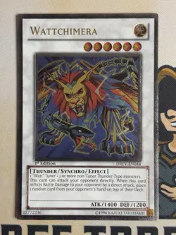 Wattchimera DREV-EN044 Ultimate Rare 1st Edition YuGiOh! LP EURO - Image 3