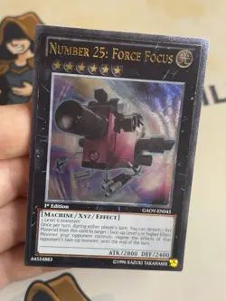 GAOV-EN045 Number 25: Force Focus Ultimate Rare 1st Edition YuGiOh! VLP EURO - Image 2