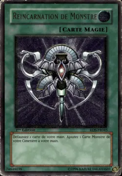 Monster Reincarnation French 1st Ed Ultimate Rare RDS-FR045 Yu-Gi-Oh! - Image 1