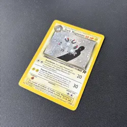 Pokemon Card Gym Heroes Set Holo Lt. Surge’s Magneton 11/132 WOTC - Image 3