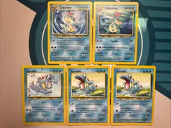 [5x] Pokemon Card Lot: Neo Genesis - Totodile & Croconaw - Unlimited *Near Mint* - Image 1