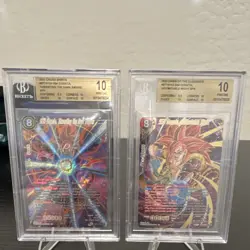 Dragon Ball Super Bandai SSG Gogeta Foil SPR Card Lot 2 English Standard Size - Image 1