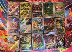 Pokemon Japanese Full Art Card Lot 15x Mew VMAX, Houndoom, Shaymin, etc NO DUPES - Image 1