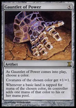 1 x Gauntlet of Power - Time Spiral - Moderate Play - MTG - Image 1