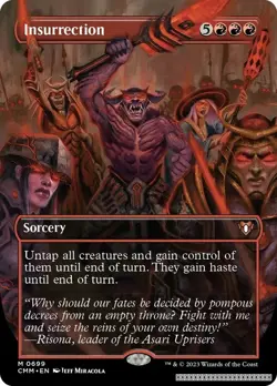 Insurrection (Borderless) [CMM - 699] - NM [Normal] TCG MTG - Image 1