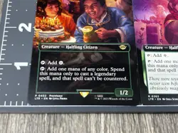 2x Delighted Halfling Extended Art & Full Art Pair 2 Cards MTG Lord Of The Rings - Image 5