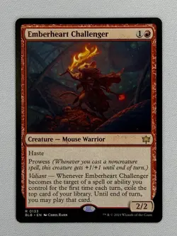 MTG BLB-0133 Emberheart Challenger - Bloomburrow Rare - Image 1