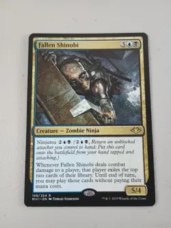 MTG Magic the Gathering Fallen Shinobi (199/316) Modern Horizons Ninja NM - Image 1
