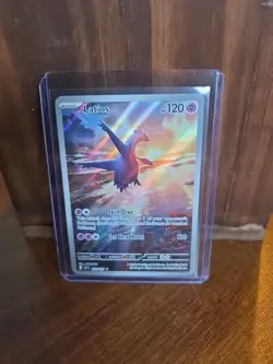 Pokemon Latios Illustration Rare Holo Basic Dragon 120 HP SV08 203/191 English - Image 1