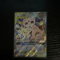 Pokemon Togepi & Cleffa & Igglybuff GX TAG TEAM Alternate Art Promo Holo - Image 1