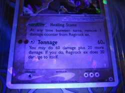 POKEMON EX HIDDEN LEGENDS (◕‿◕✿) ENGLISH REGIROCK EX 98/101 HOLOFOIL UR MINT - Image 4