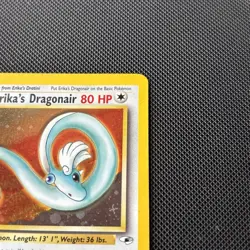 Pokemon Card Gym Heroes Set Holo Erika’s Dragonair 4/132 WOTC - Image 5